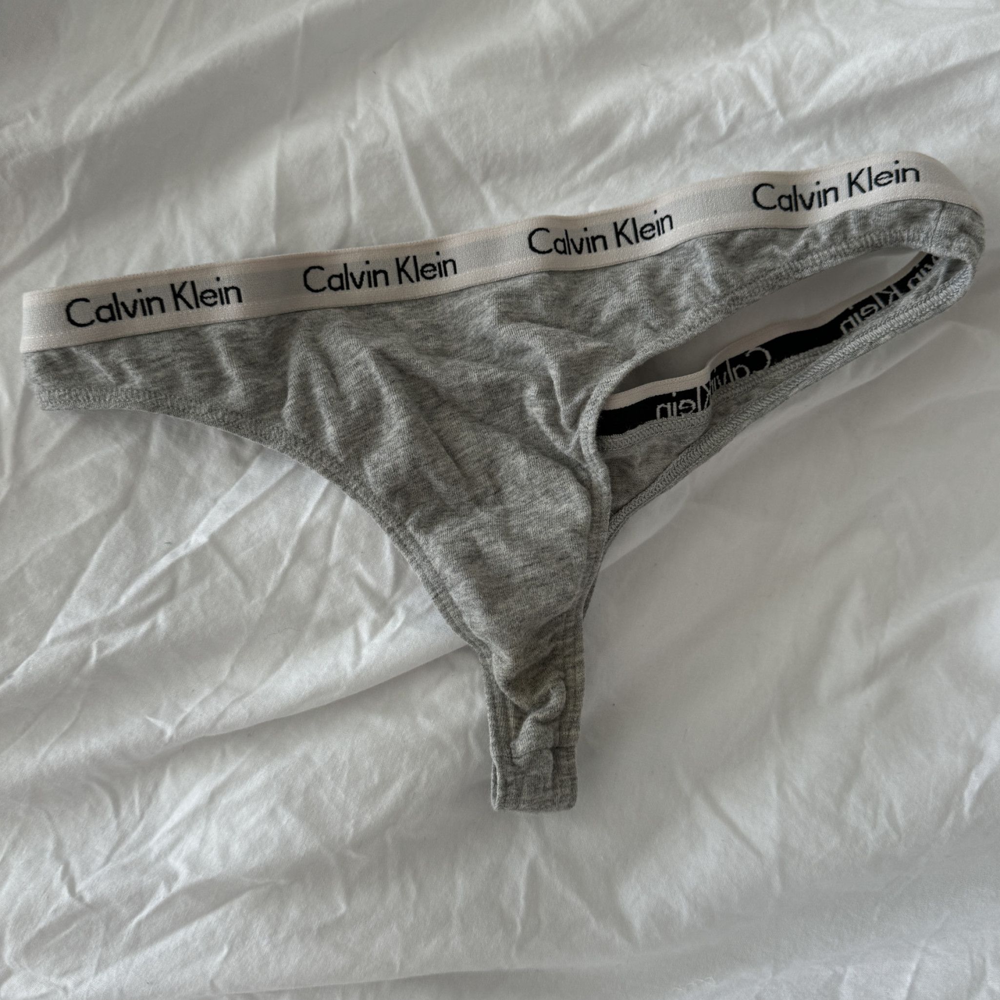 Gray Calvin Klein Thong