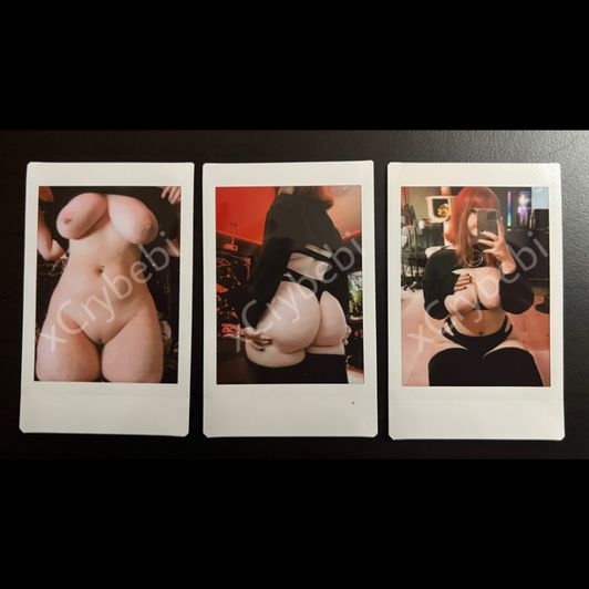 Goth GF Polaroid Set