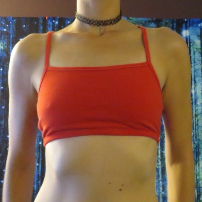 Red Sports Bra