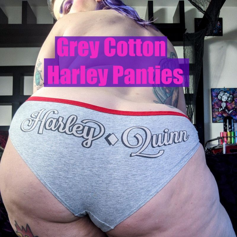 Grey Cotton Harley Panties