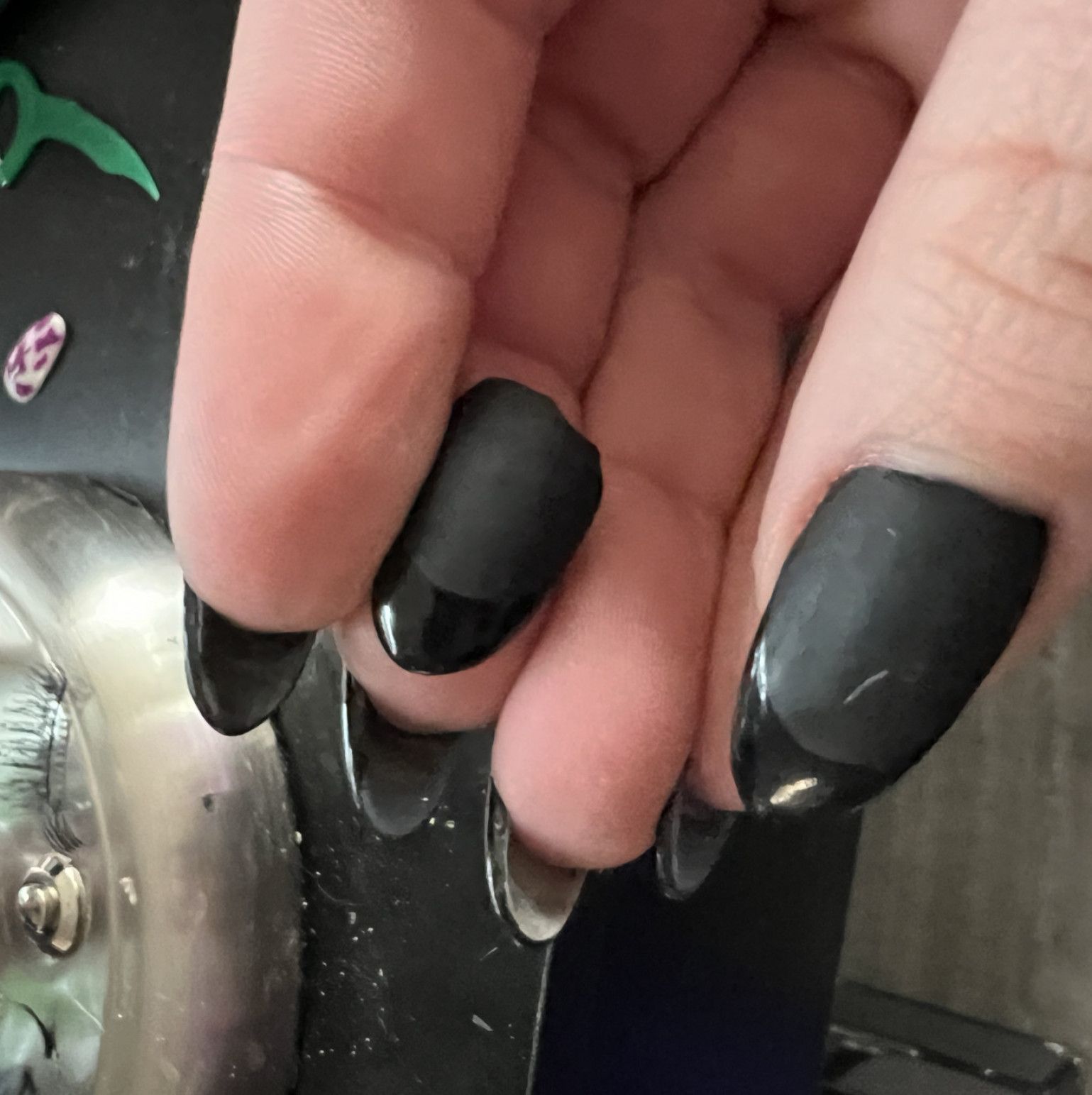 Fancy Black Nail Shed