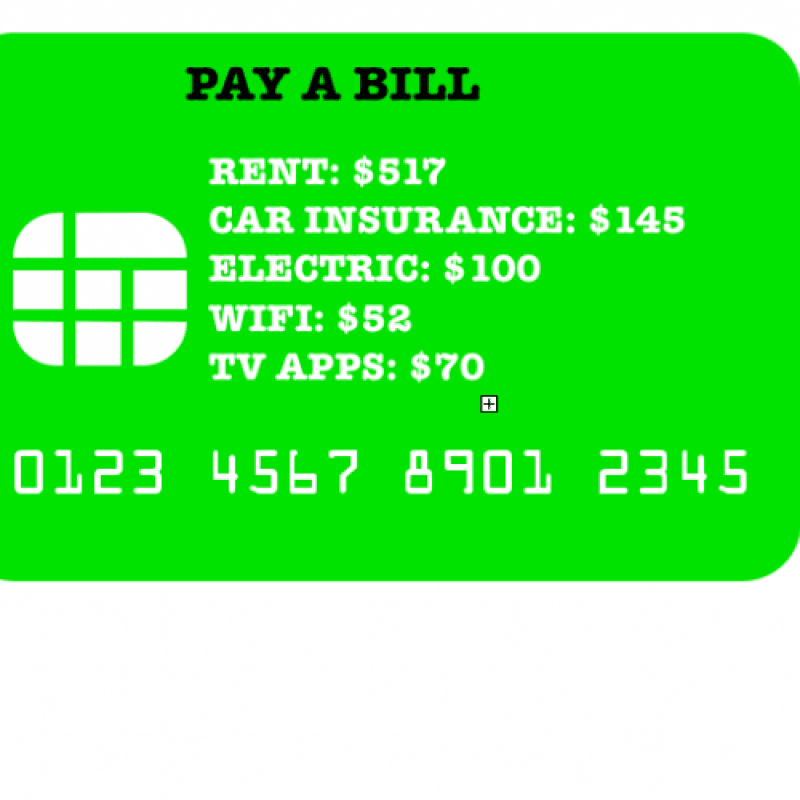 Help pay my bills