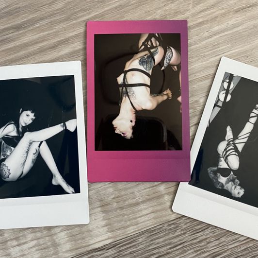 Shibari Photo Set Uncensored Polaroids x3