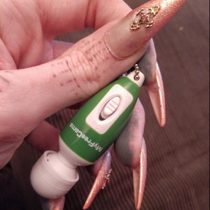 Used mini MFC keychain hitachi vibrator