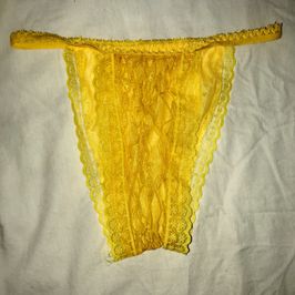 Yellow Lace Panties