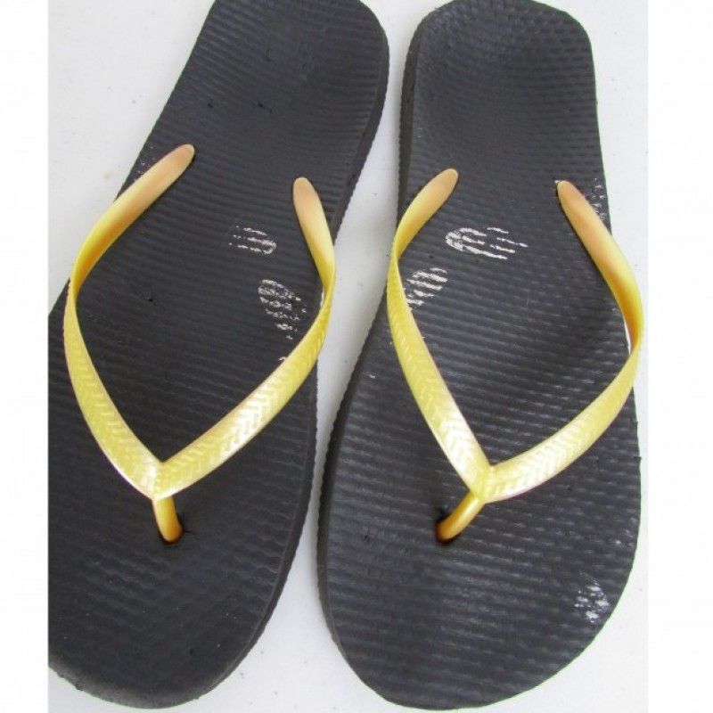 Yellow Beach Flip Flops