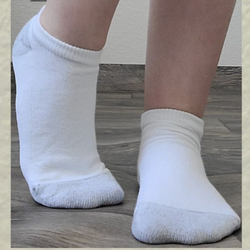 White Hanes socks