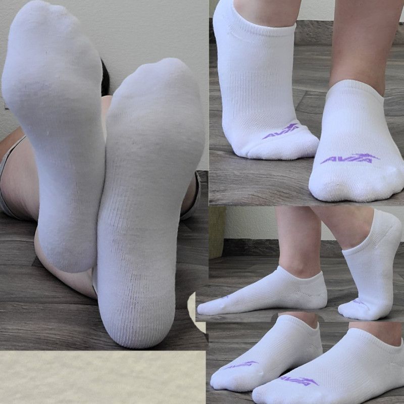 White sport socks