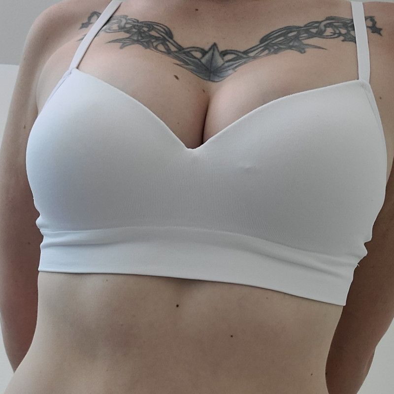 White bra