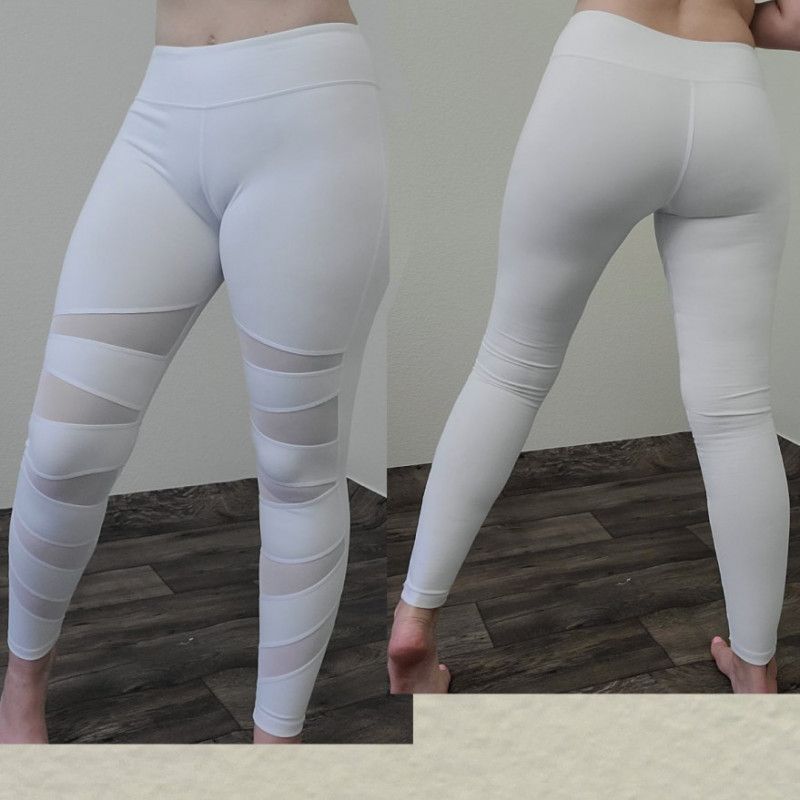 White Gym Pants