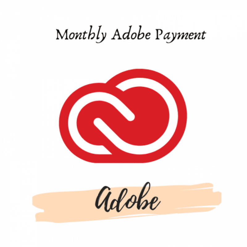 Monthly Adobe Payment