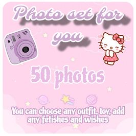 PHOTO SET WITH YOUR REQUEST 50pcs