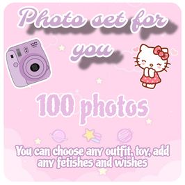 PHOTO SET WITH YOUR REQUEST 100pcs