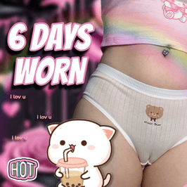 6 DAYS WORN PANTIES