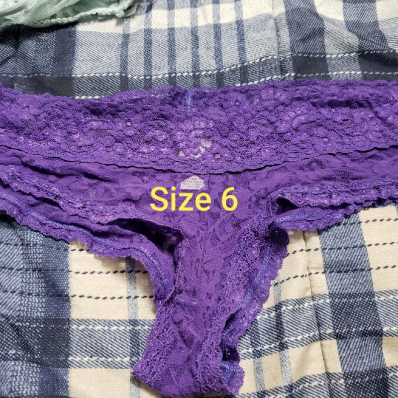 Lace purple panties