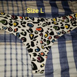 Cotton Thong Size L