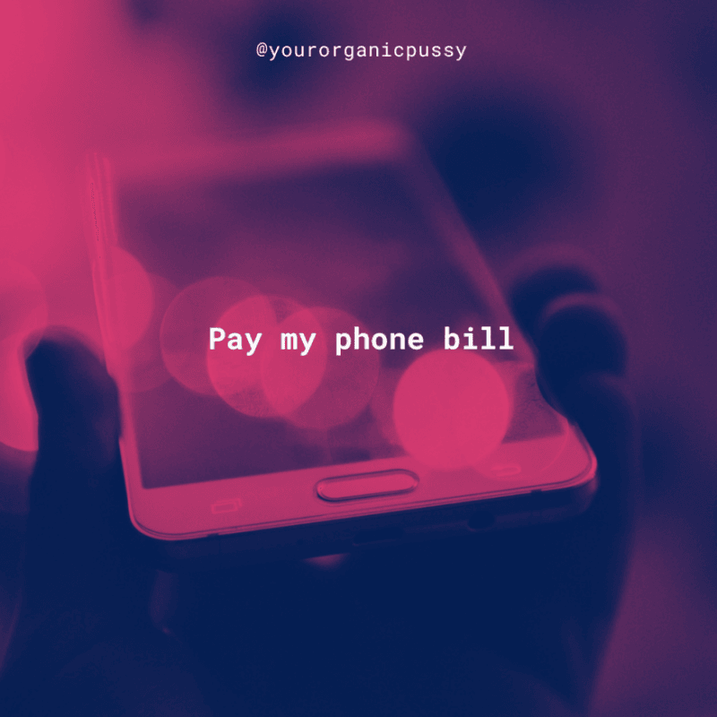 Pay my phone bill