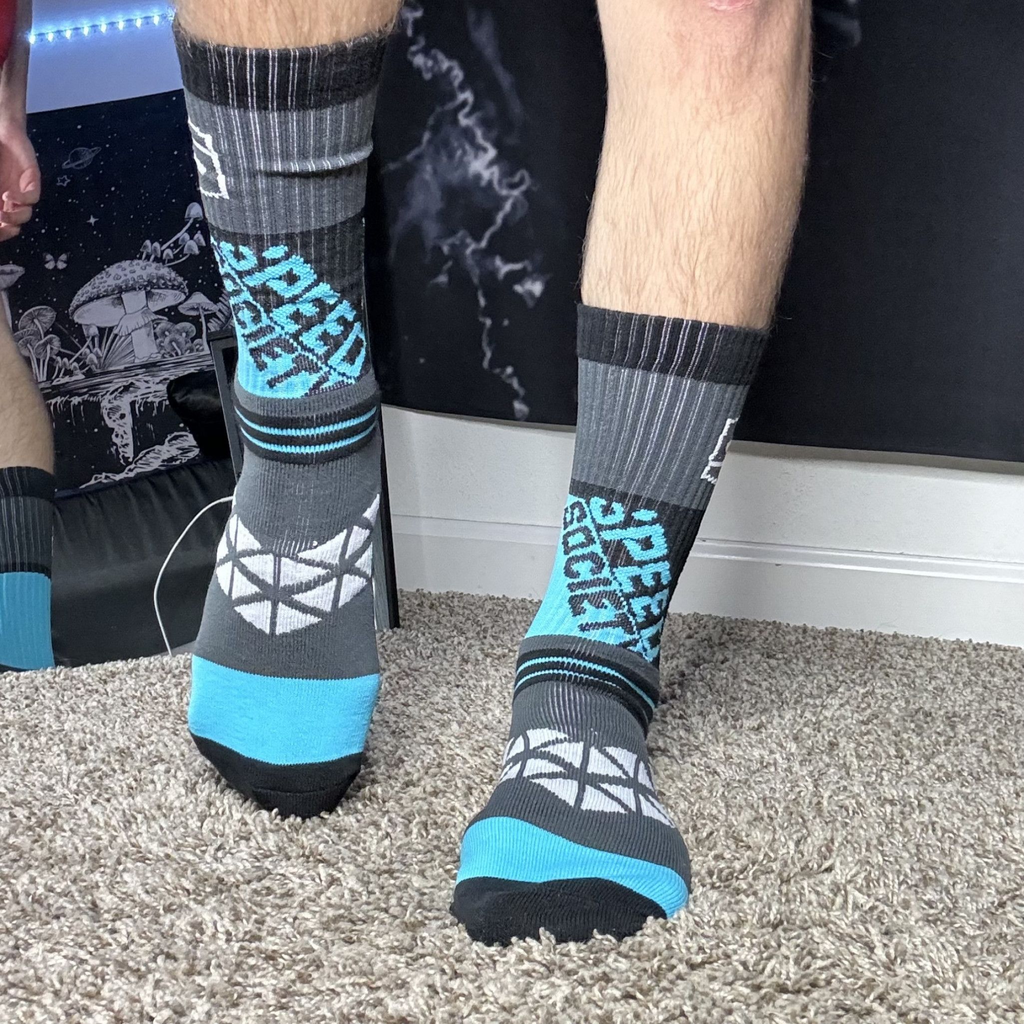 Speed Society Light Blue Socks