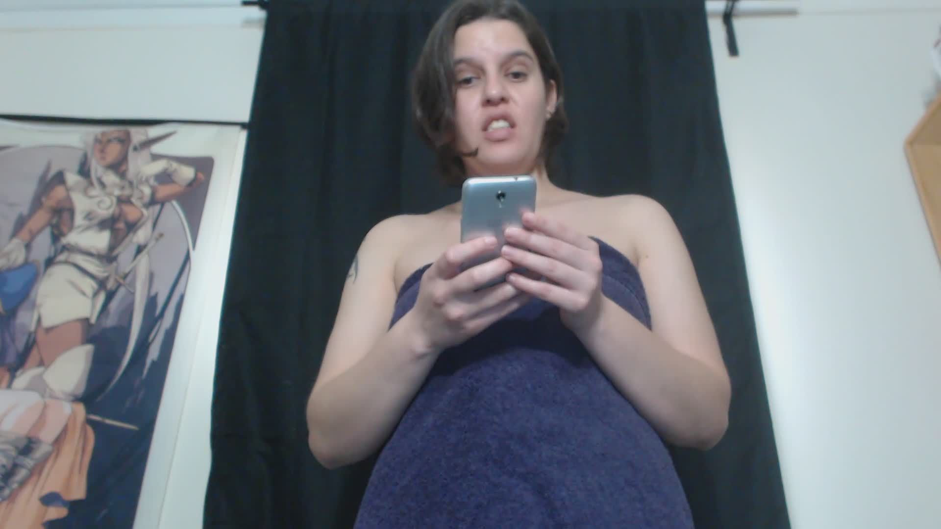 Custom SPH Bratty Coed Catches in Shower