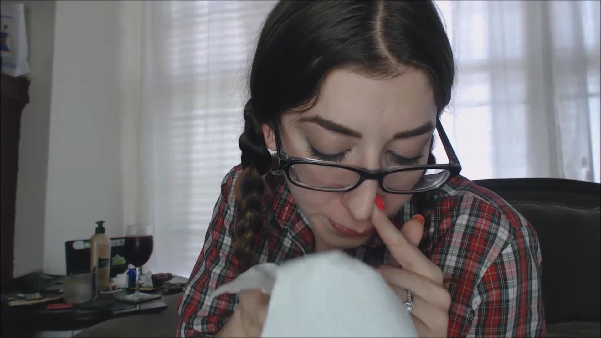 Sammy Blows Her Nose and Blows Snot