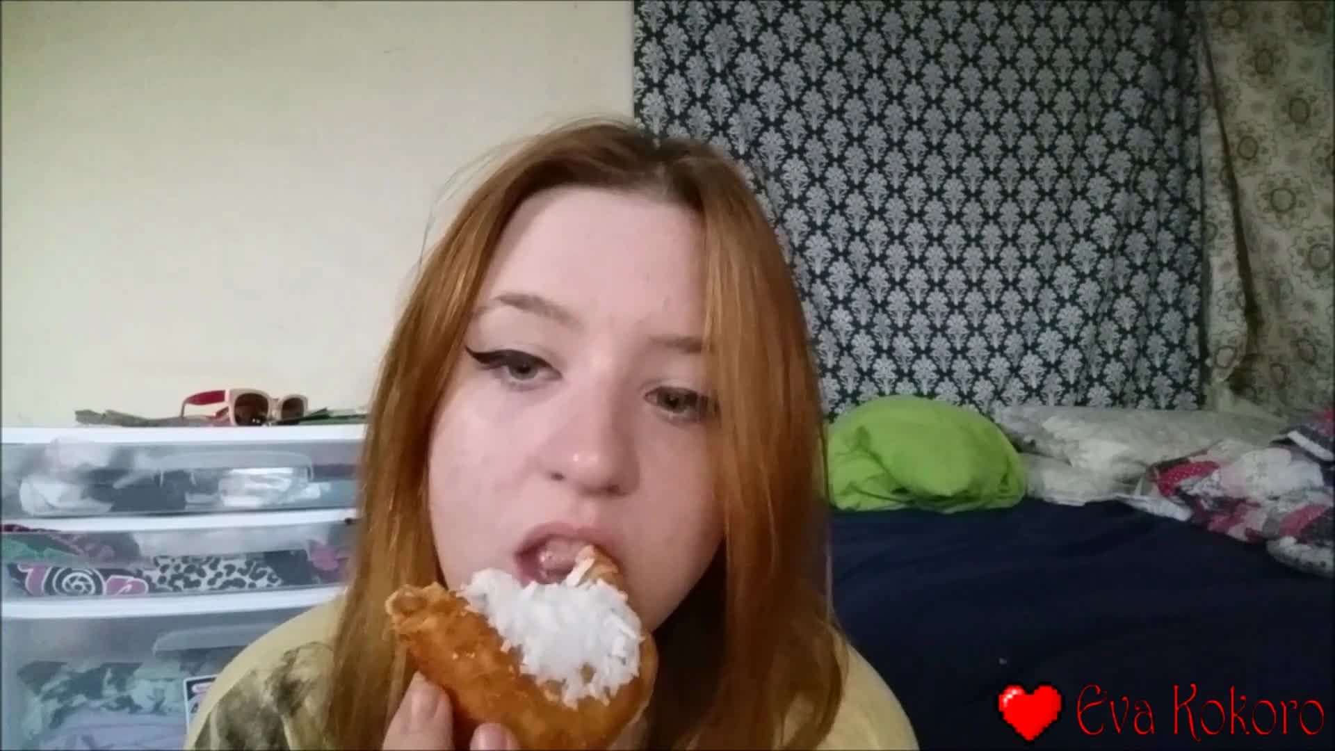 Eating donuts