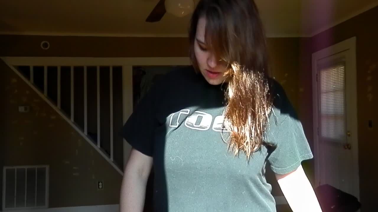 Shakin my titties in a tool shirt