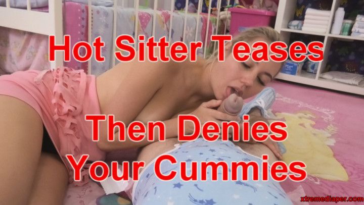 Hot Sitter Teases And Denies Your Cummie