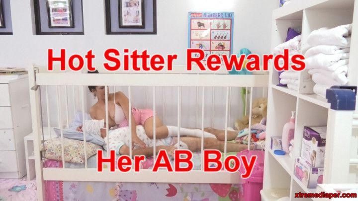 Sexy Sitter Rewards Her AB Boy