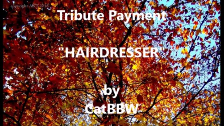 Tribute &amp; Donate to ME ~ HAIRDRESSER