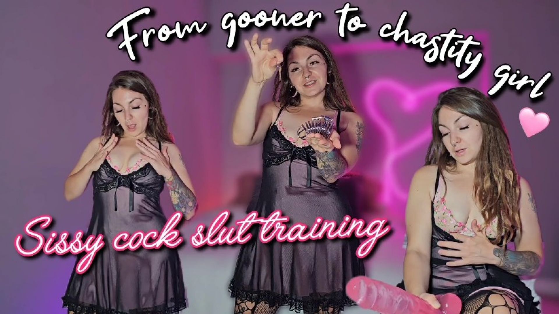 From gooner to chastity girl sissy training