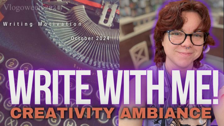 Vlogoween #6: Come Write With Me! Creativity Ambiance Music