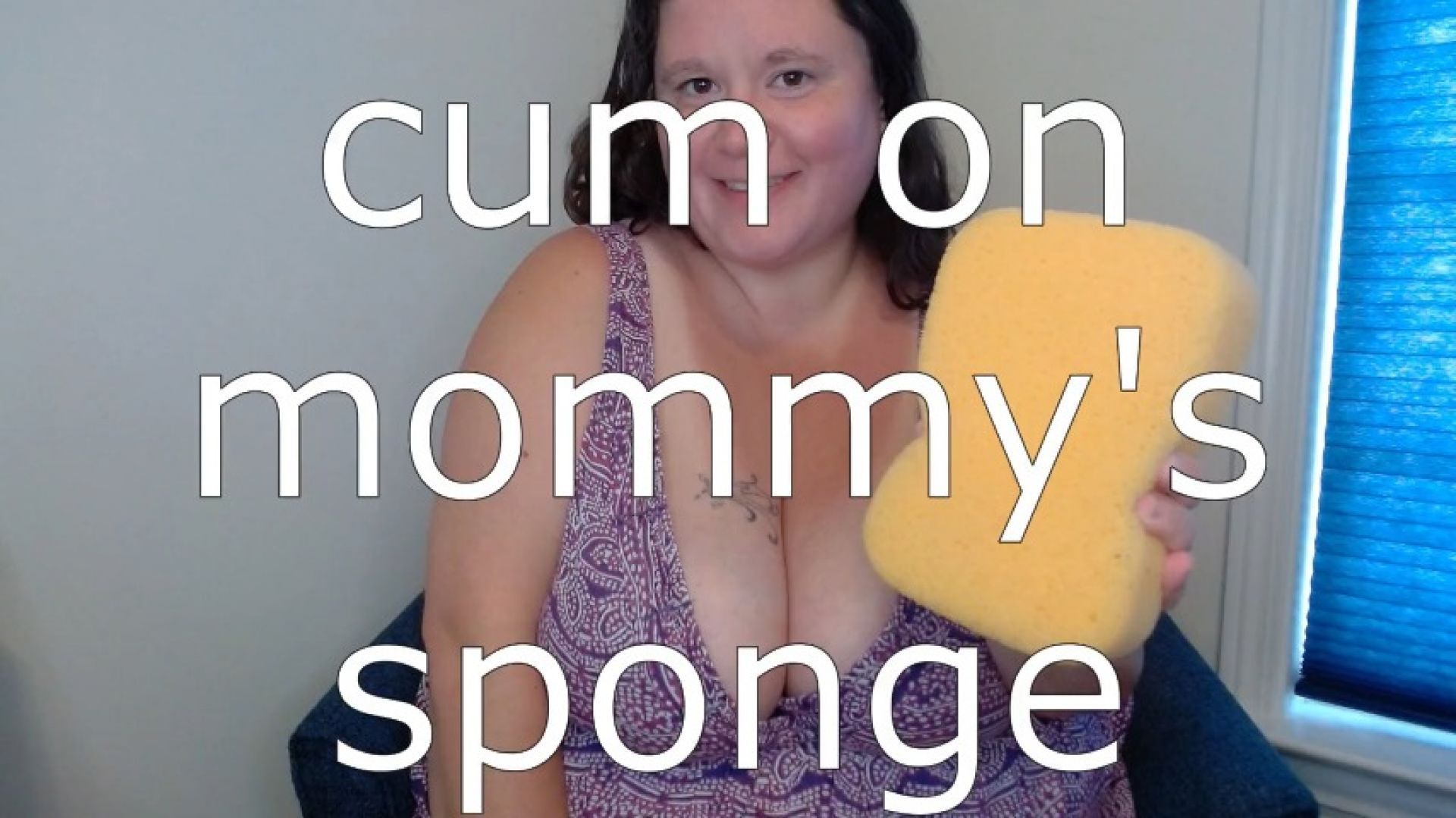 cum on mommy's sponge