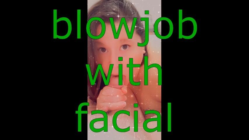 blowjob with facial