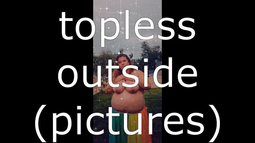 topless outside pictures