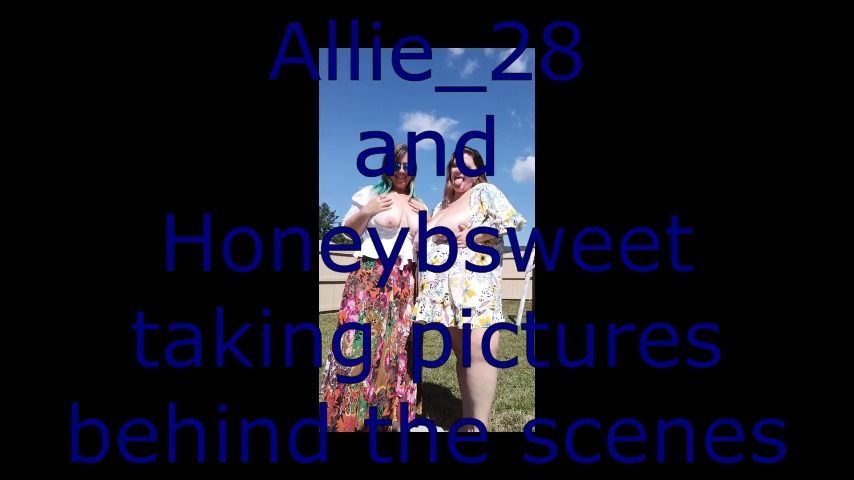 taking pictures with Honey