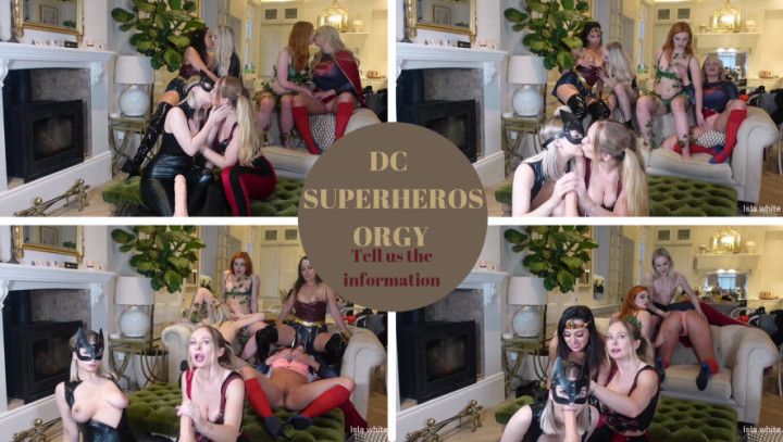 DC superheros orgy: tell us the info