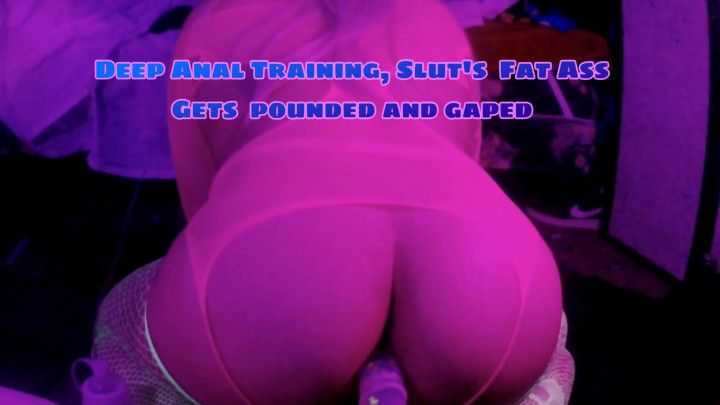 Deep Anal Training Sluts Fat Ass Gets Pounded And Gaped