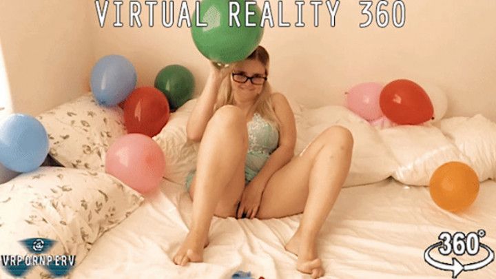 VR360 - Balloons&amp;Masturbating for Daddy