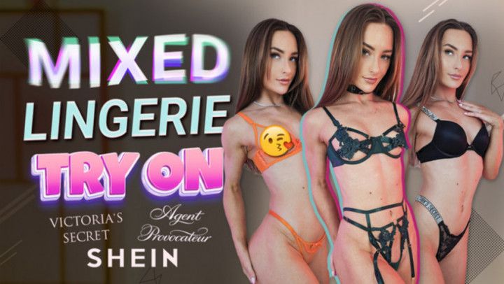 Mixed Lingerie Try On