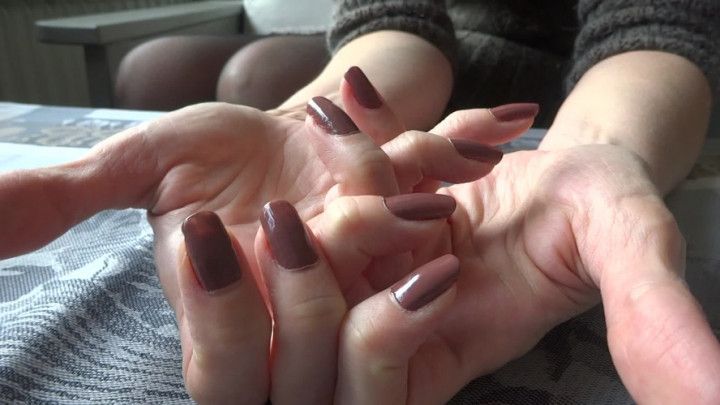 Cacao Fingernails Fetish - Natural Nails