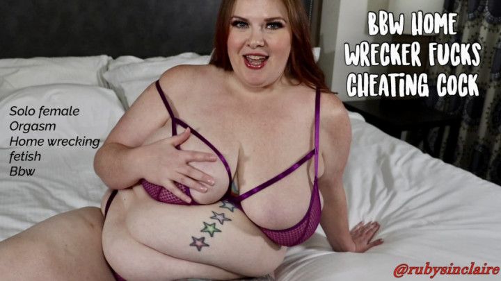 BBW Home Wrecker Fucks Cheating Cock