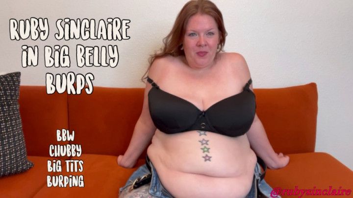 Ruby Sinclaire in BBW Big Belly Burping Burps