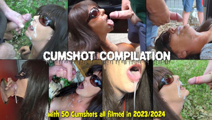 CUMSHOT COMPILATION with 50 cumshots all filmed in 2023/2024