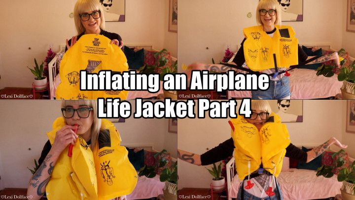 Inflating an Airplane Life Jacket Part 4