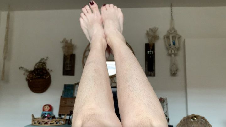 No Shave November Hairy Leg Masturbation