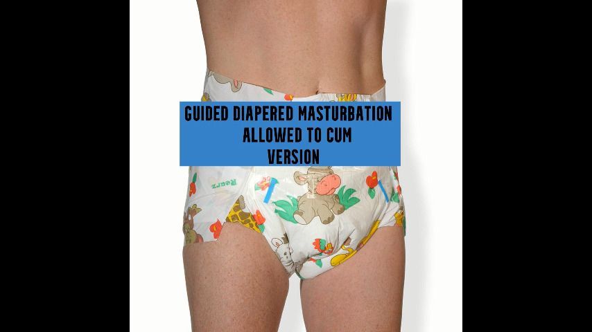 Guided Diapered masturbation - version 1