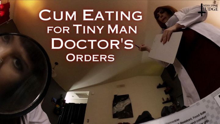 VR 360 Cum Eating for Tiny man, Doctor's Orders