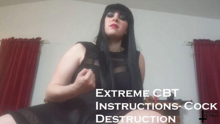 Extreme CBT Instructions CockDestruction