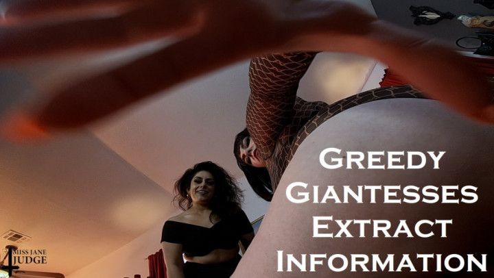 Greedy Giantesses Extract Information