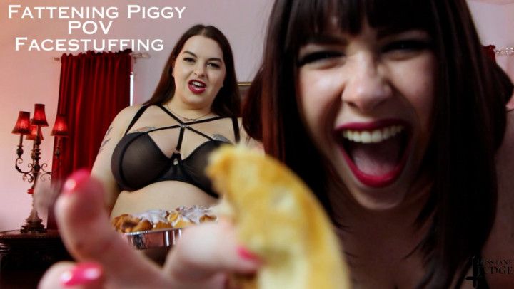 Fattening Piggy POV Facestuffing